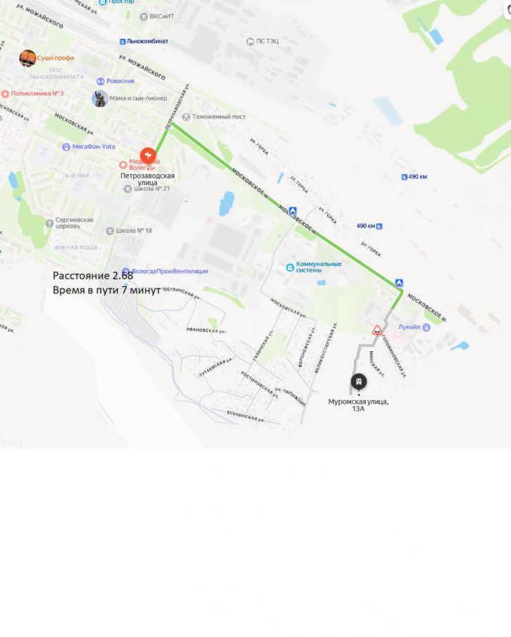 Земельный участок Муромская улица, 13а