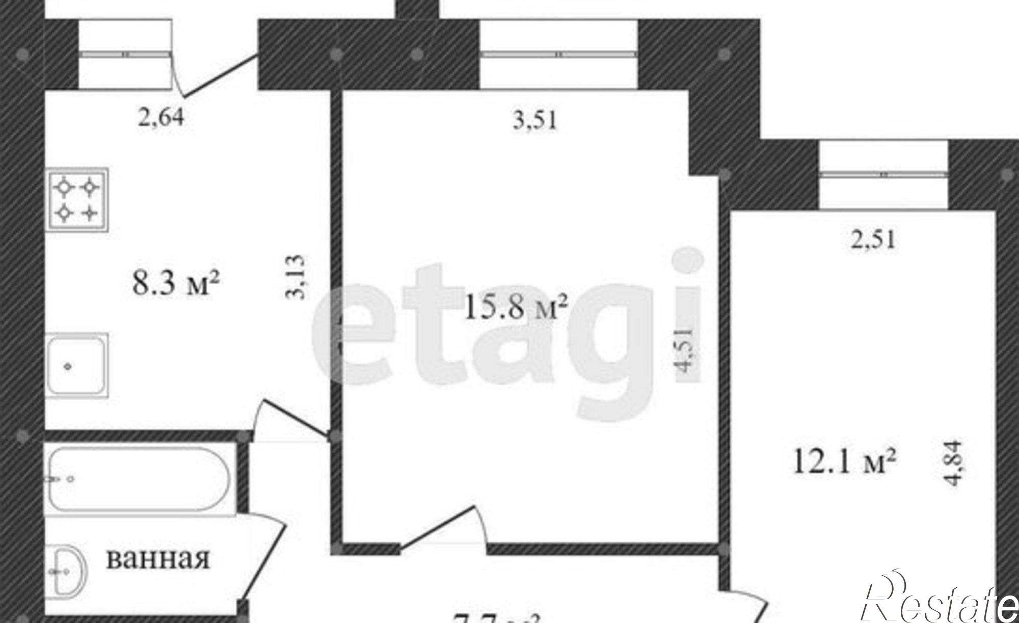 Купить квартиру за 5 100 000 рублей на Воркутинская улица, 17