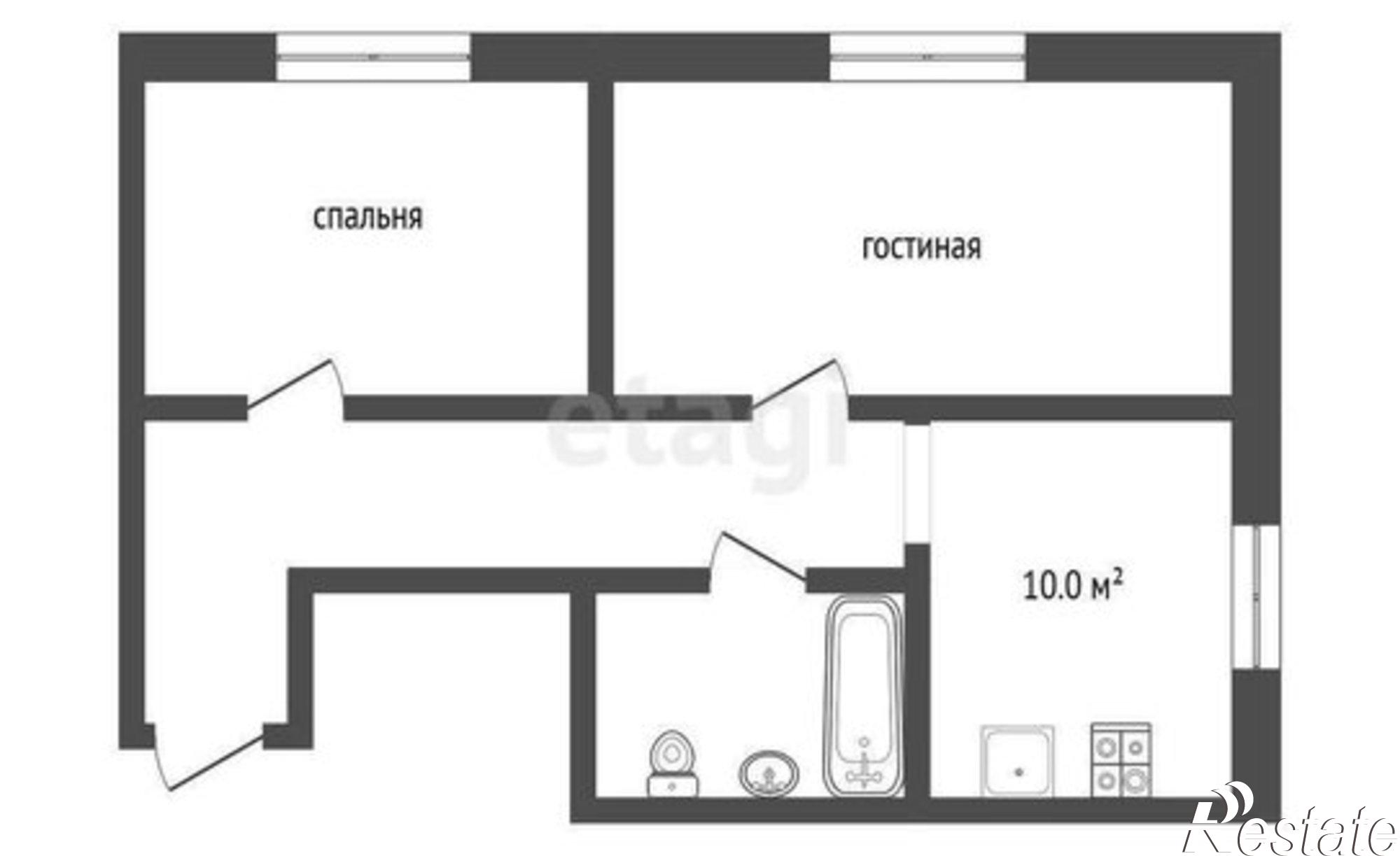 Купить квартиру за 5 100 000 рублей на улица Энгельса, 60