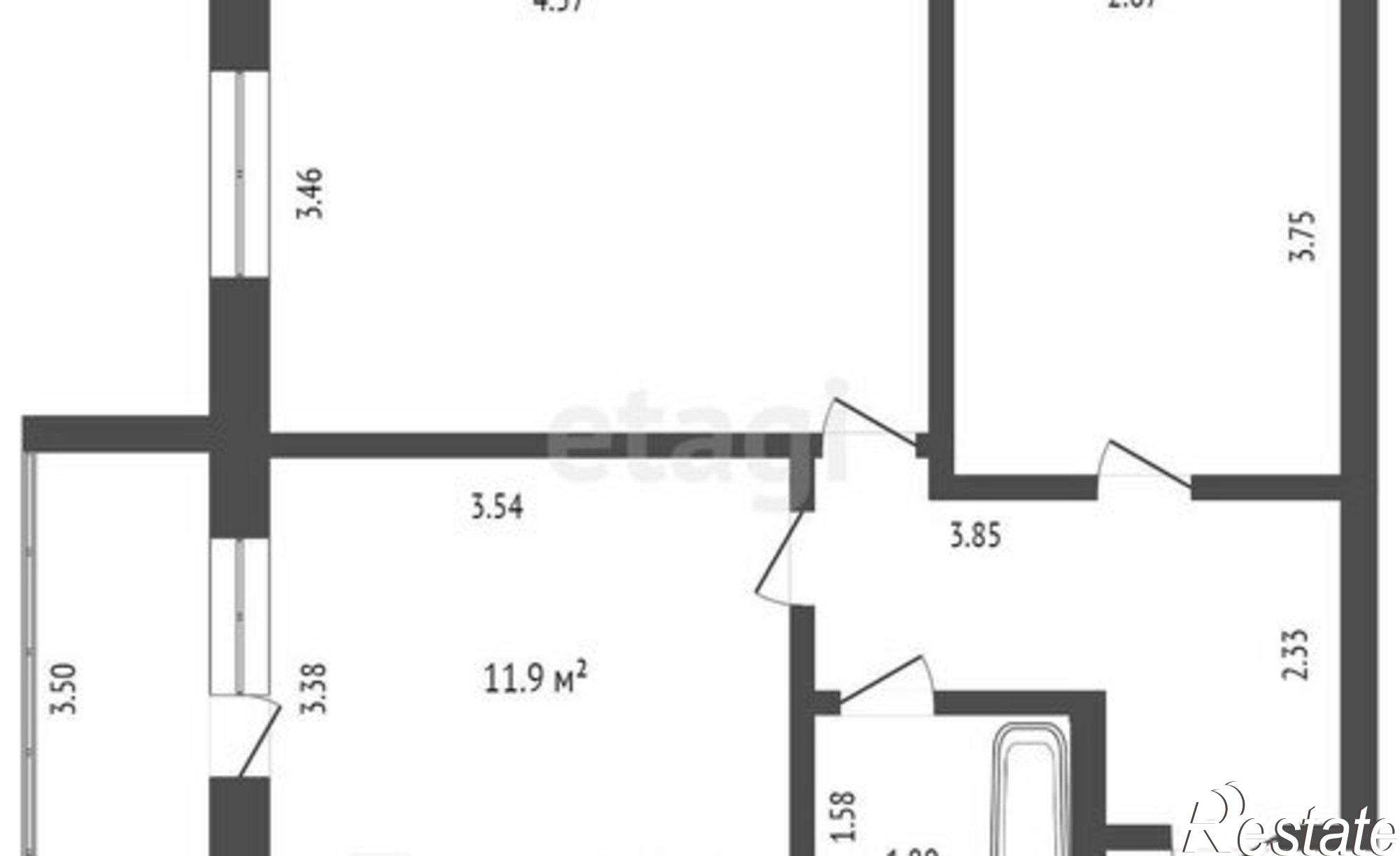 Купить квартиру за 5 450 000 рублей на ул Космонавта Беляева, 32 2