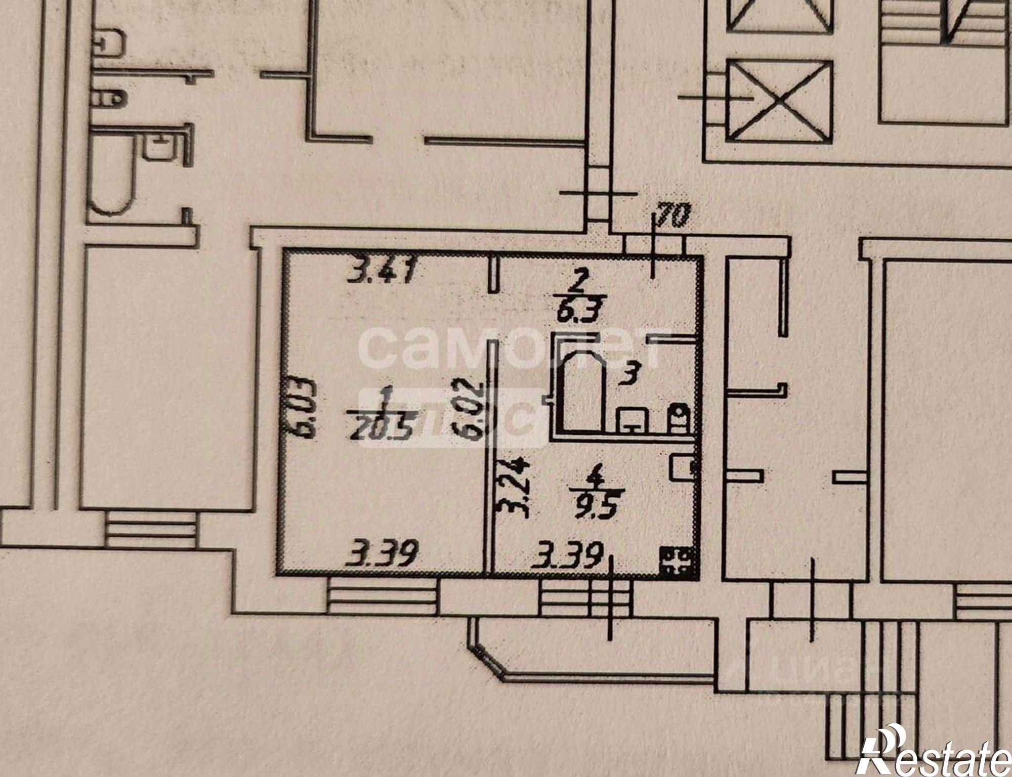 Купить квартиру за 3 900 000 рублей на Фрязиновская улица, 29Б