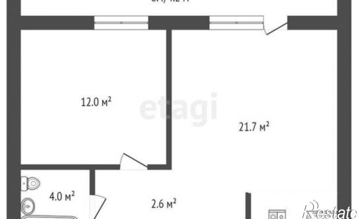1-комн квартира Судоремонтная улица, 2Г,  д. 2Г