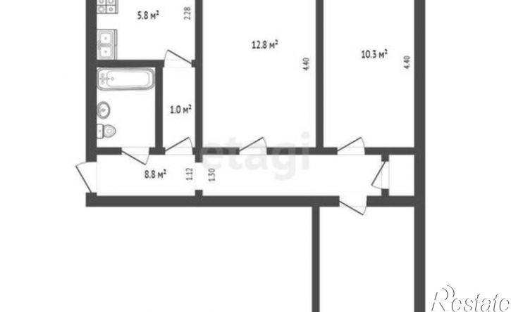 3-комн квартира ул Козленская, 91,  д. 91