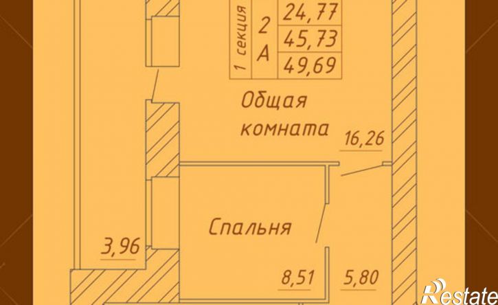 2-комн квартира в новом доме Белозерское шоссе, 10А