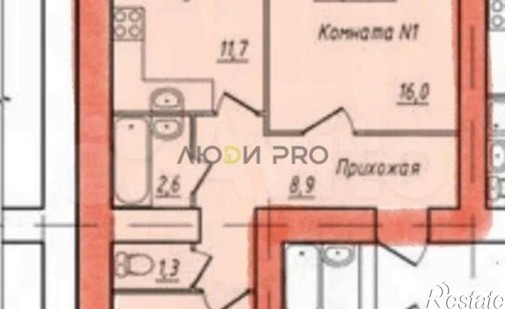2-комн квартира в новом доме улица Ломоносова, 4,  д. 4