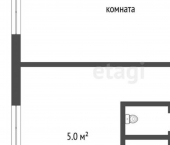 1-комн, 26кв м, этаж 1/2 Школьный переулок, 7