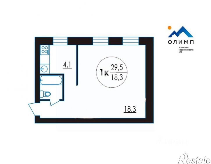 1-комн квартира ул Можайского, 84,  д. 84
