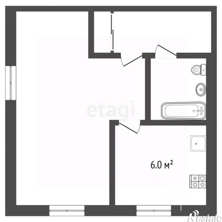 1-комн квартира улица Беляева, 18,  д. 18