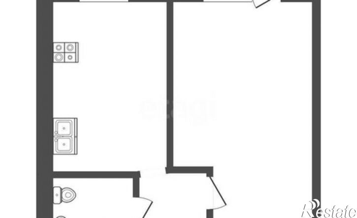 1-комн квартира ул Лётчика Каберова, 11а,  д. 11а