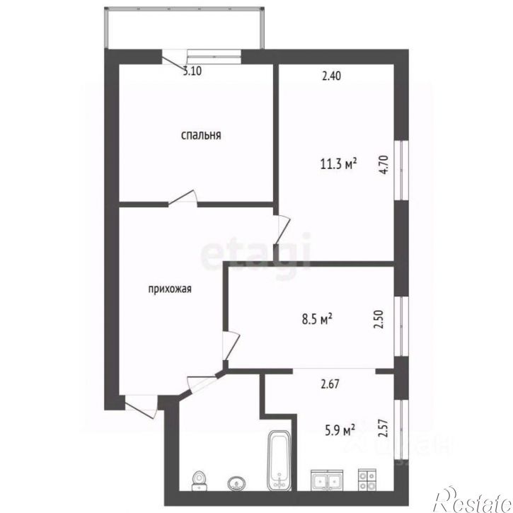 3-комн квартира улица Мохова, 18,  д. 18
