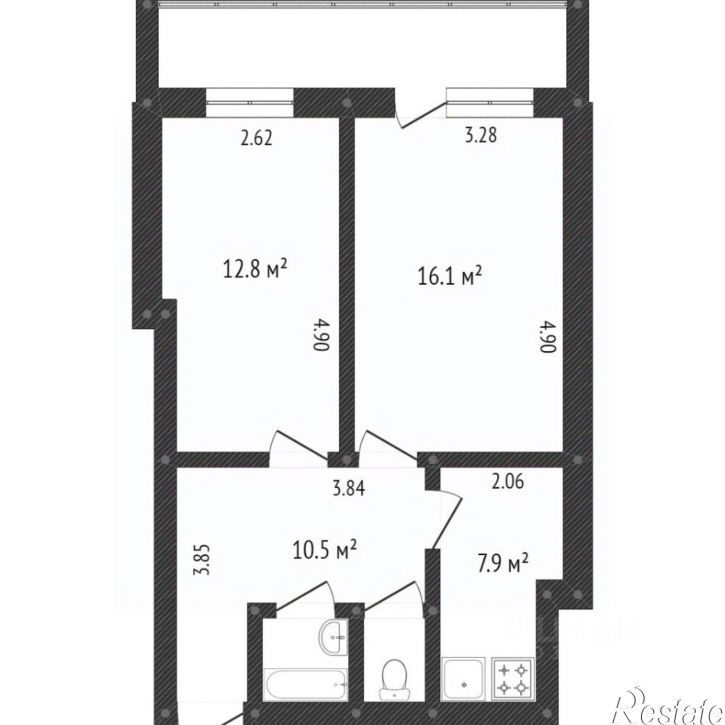 2-комн квартира Фрязиновская улица, 35,  д. 35