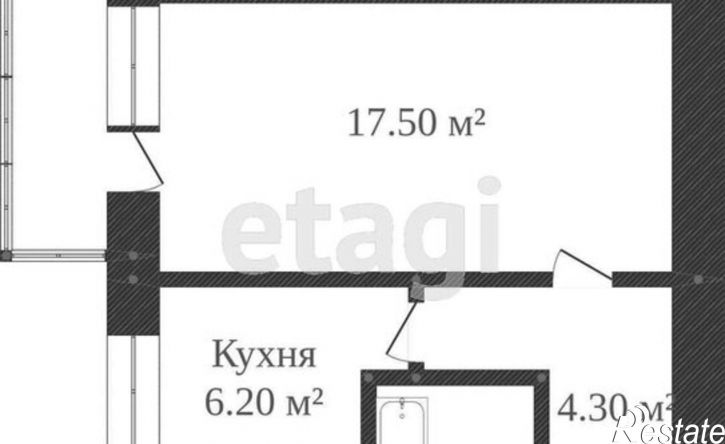 1-комн квартира ул Некрасова, 75,  д. 75