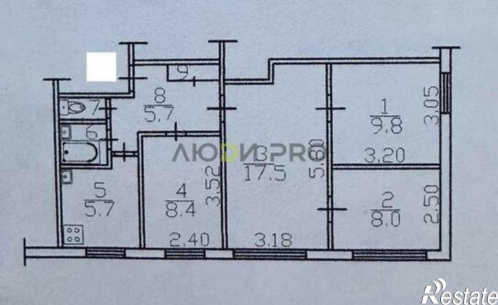 4-комн квартира ул Горького, 56,  д. 56