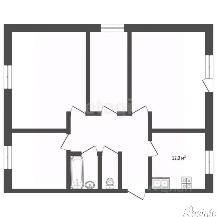 4-комн квартира Фрязиновская улица, 26А,  д. 26А