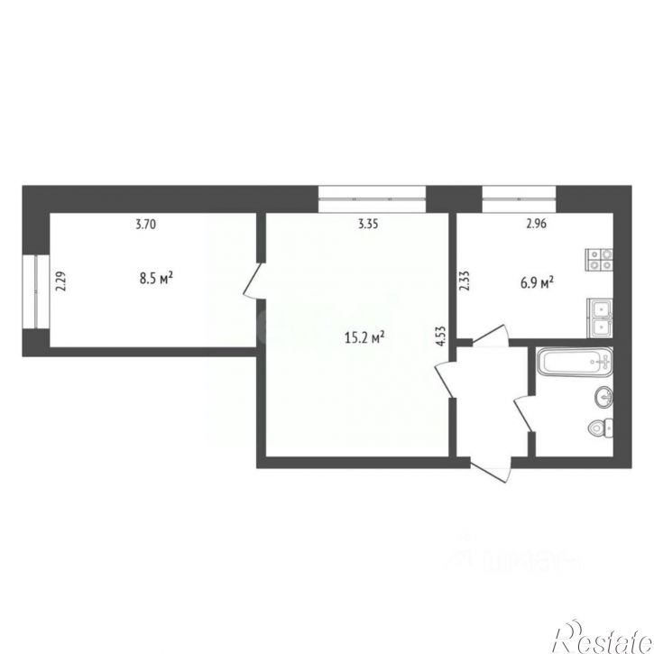 2-комн квартира улица Ловенецкого, 8А,  д. 8А