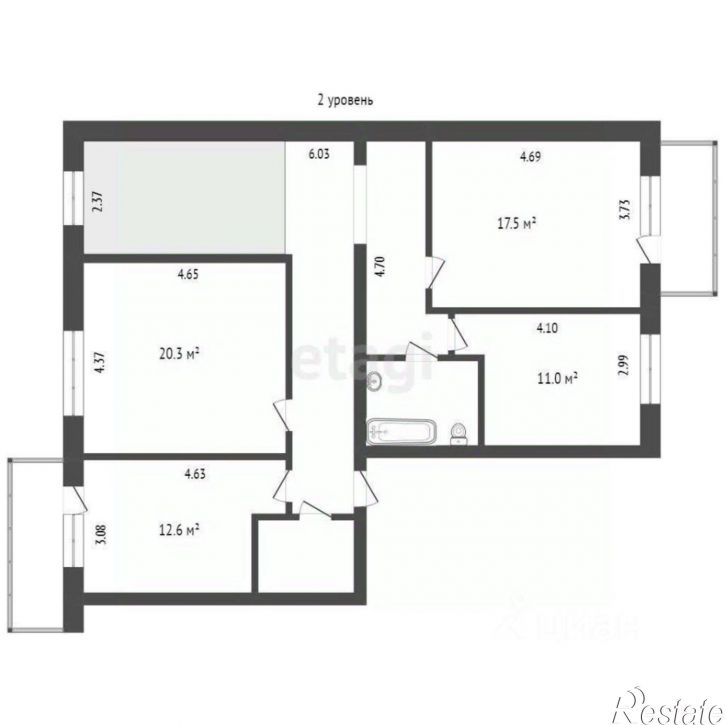 5-комн квартира Новгородская улица, 9В,  д. 9В