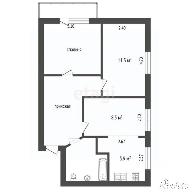 3-комн квартира улица Мохова, 18,  д. 18