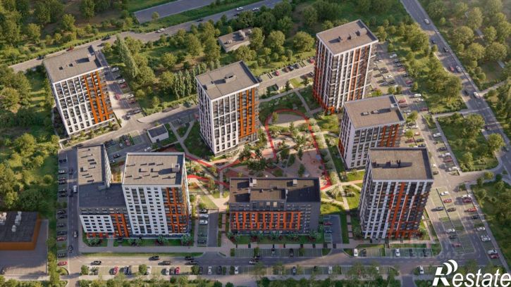 2-комн квартира в новом доме улица Возрождения, 76,  д. 76