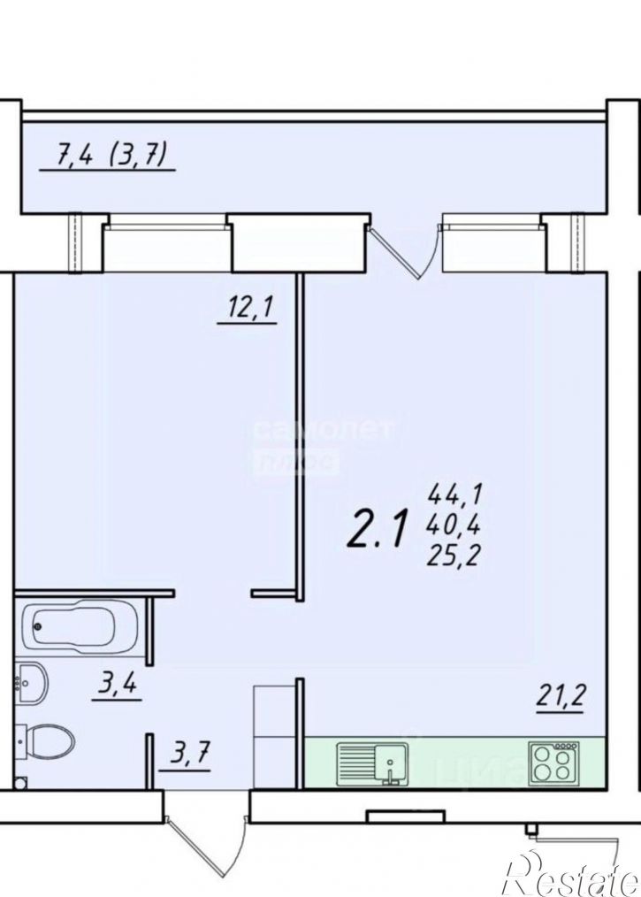 2-комн квартира ул Чернышевского, 108а 2,  д. 108а 2,  к. 2