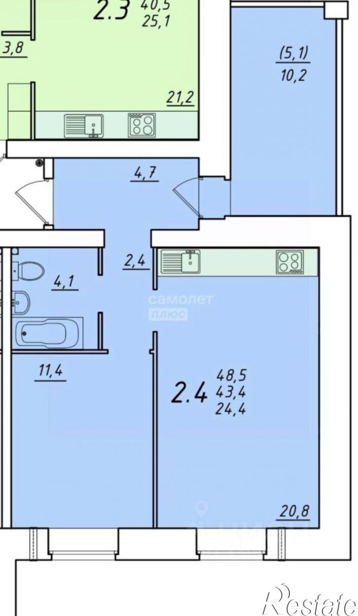 2-комн квартира улица Чернышевского, 110Ак2,  д. 110Ак2