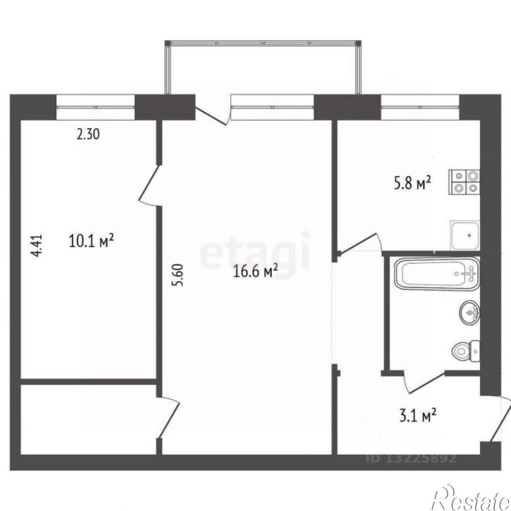 2-комн квартира ул Воровского, 37,  д. 37