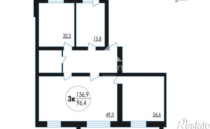 3-комн квартира ул Леденцова, 10б,  д. 10б
