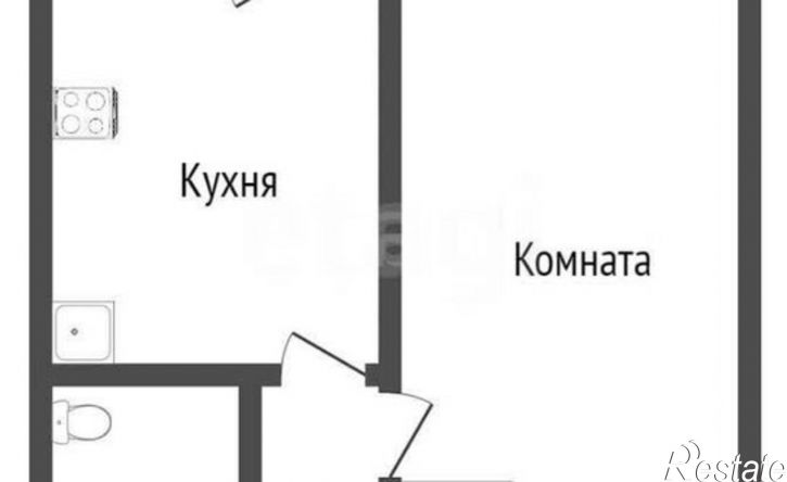 1-комн квартира ул Гагарина, 80б,  д. 80б