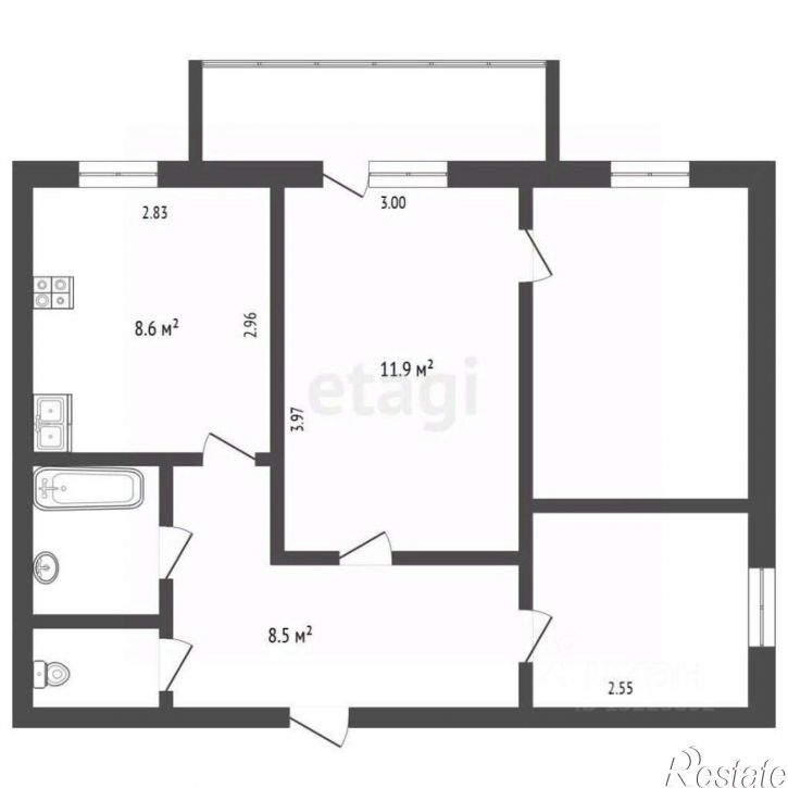 3-комн квартира ул Карла Маркса, 72б,  д. 72б