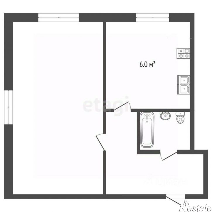 1-комн квартира Школьный пер, 3а,  д. 3а