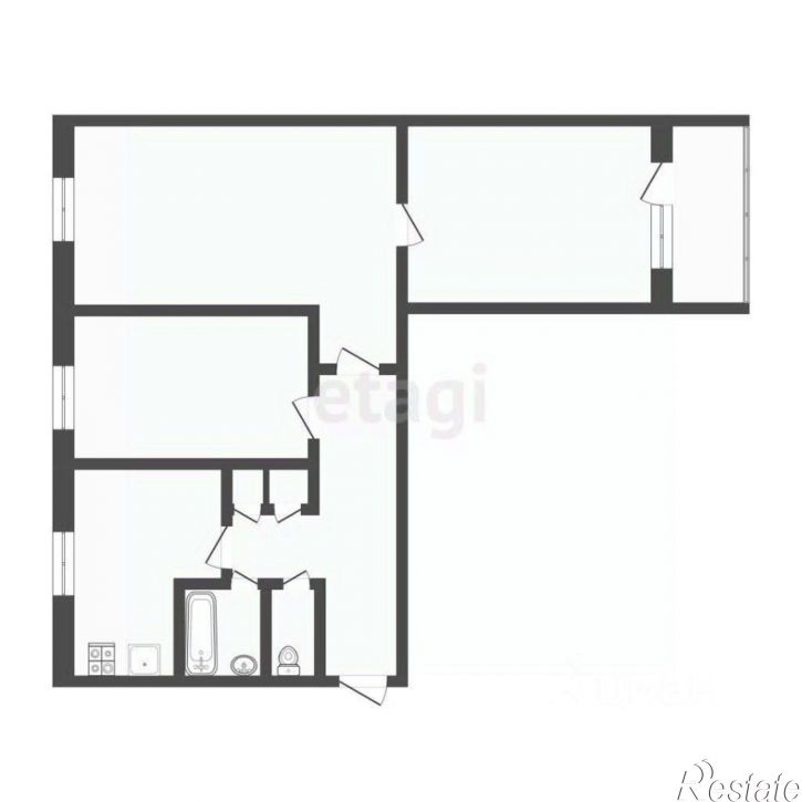 3-комн квартира ул Мира, 38,  д. 38