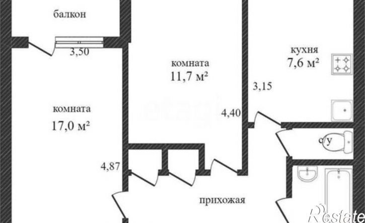 2-комн квартира ул Мира, 42,  д. 42