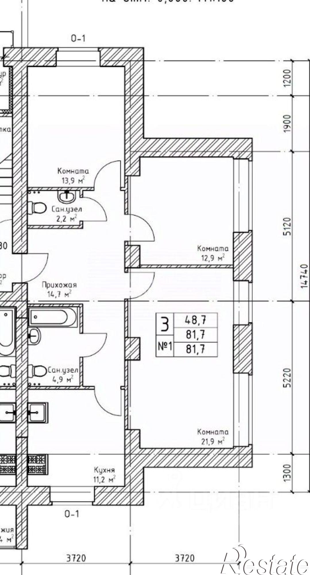 Купить квартиру за 10 584 800 рублей на ул Энгельса, 71