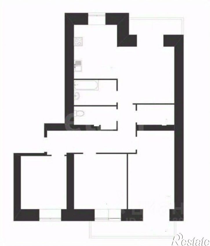 4-комн квартира ул Маршала Конева, 19,  д. 19
