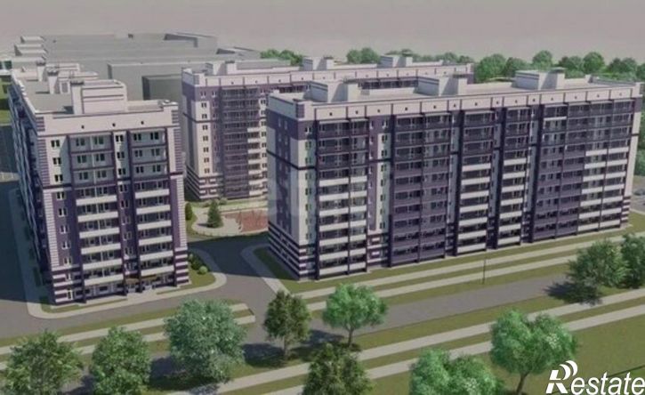 1-комн квартира в новом доме улица Возрождения, 57к1