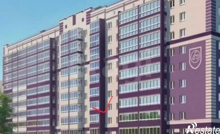 1-комн квартира в новом доме улица Возрождения, 57к1
