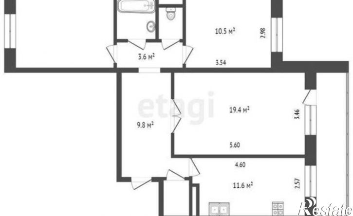 3-комн квартира ул Залинейная, 20,  д. 20