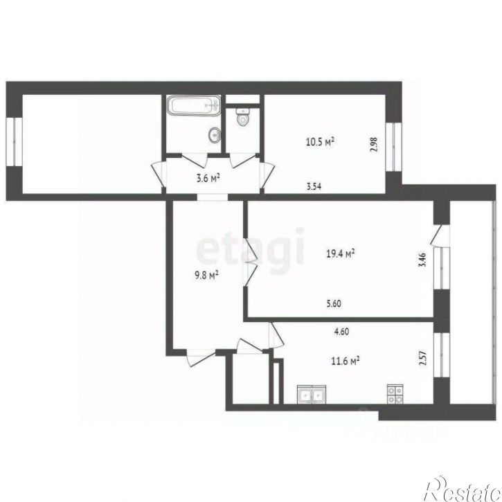 3-комн квартира ул Залинейная, 20,  д. 20