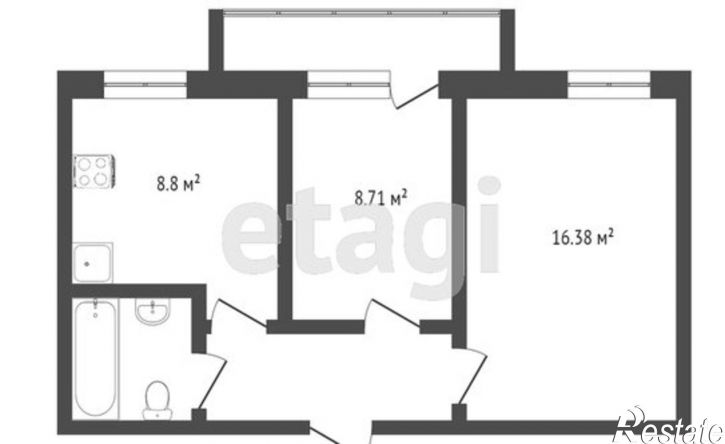 2-комн квартира ул Судоремонтная, 2г,  д. 2г