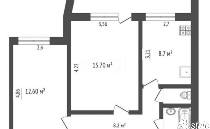 2-комн квартира ул Гончарная, 8,  д. 8