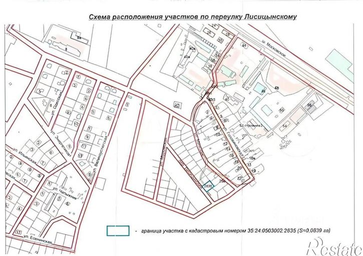 Земельный участок ул Минская, 46,  д. 46