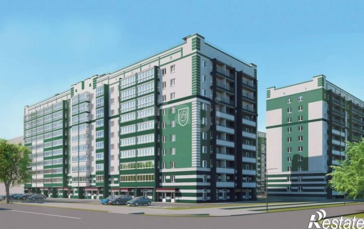 1-комн квартира в новом доме улица Возрождения, 57к1