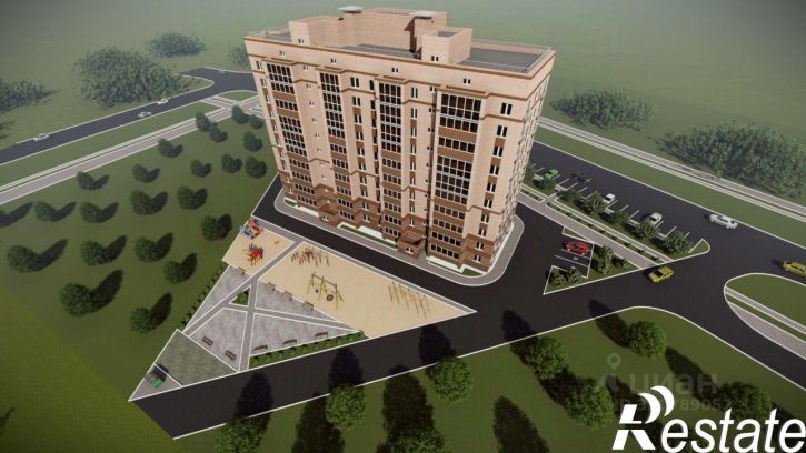 3-комн квартира в новом доме Архангельская улица, 2,  д. 2
