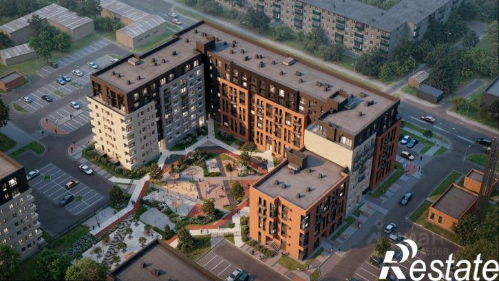 1-комн квартира в новом доме улица Трактористов, 16А,  д. 16А