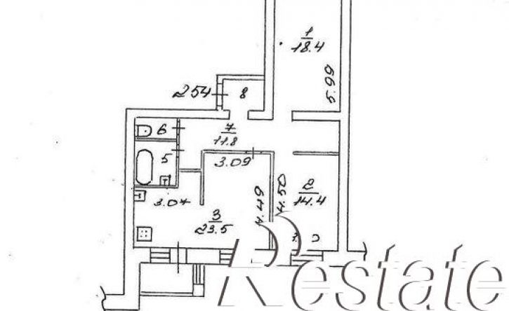 3-комн квартира Ярославская улица, 31Б,  д. 31Б