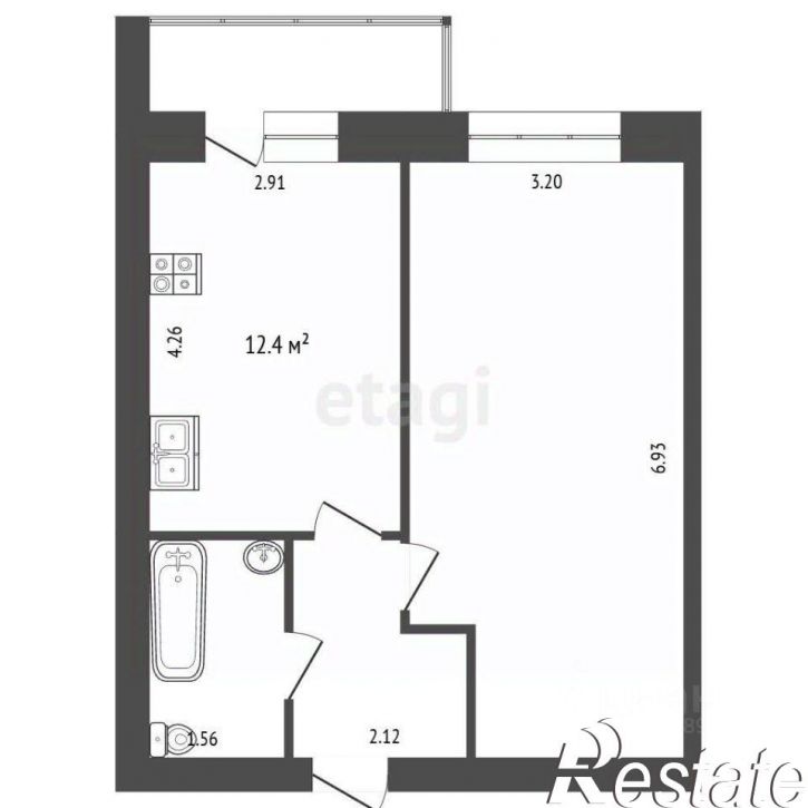 1-комн квартира Осановский проезд, 14,  д. 14