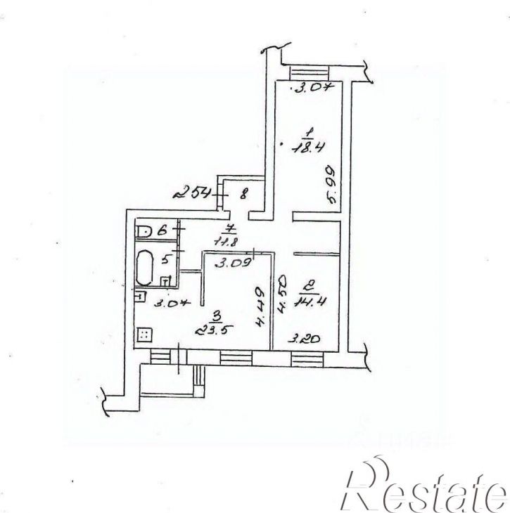 3-комн квартира Ярославская улица, 31Б,  д. 31Б