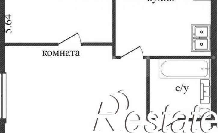 1-комн квартира улица Горького, 120,  д. 120