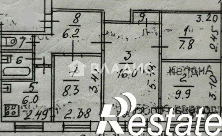 4-комн квартира улица Можайского, 64А,  д. 64А