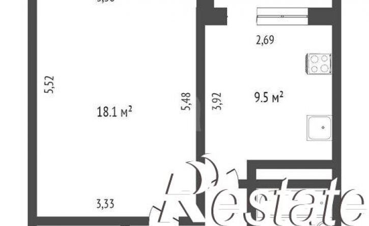 1-комн квартира улица Сергея Преминина, 10Б,  д. 10Б
