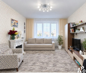 3-комн, 64.3кв м, этаж 6/9 Ярославская улица, 30а